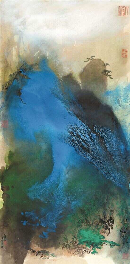 张大千作品市场坚挺