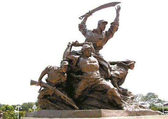 雕塑作品大刀进行曲创作地点之谜