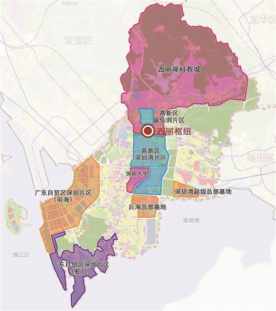 深圳西丽地图图片