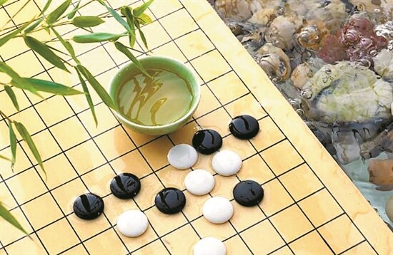 棋盘茶具