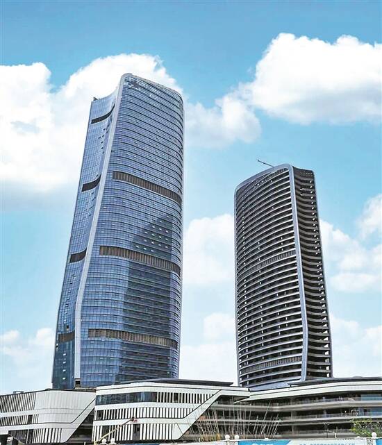 珠海金湾双子塔年内落成使用